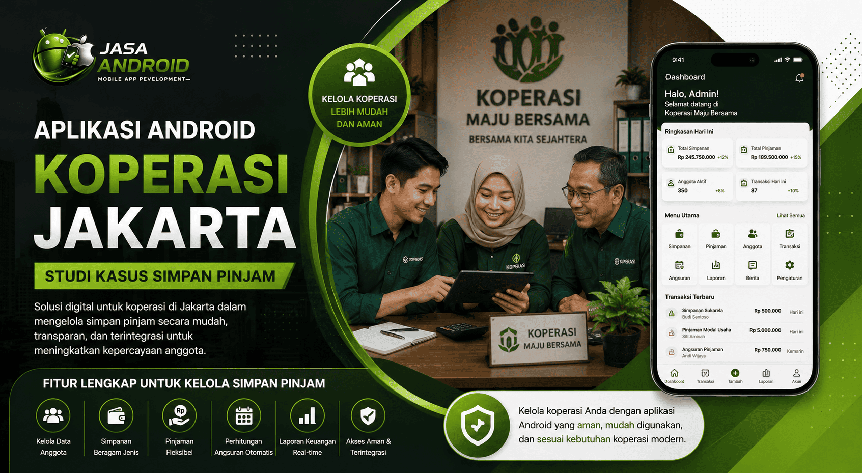 Aplikasi Android Koperasi Jakarta Studi Kasus Simpan Pinjam: Solusi Digital untuk Meningkatkan Efisiensi dan Pelayanan Anggota